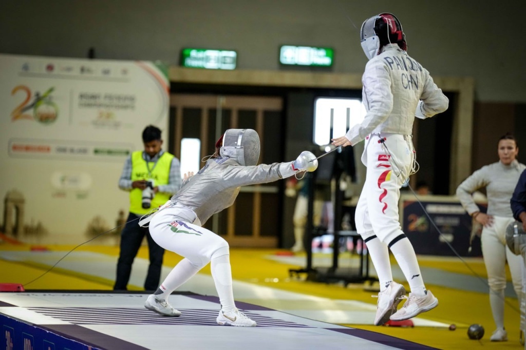 Узбекские саблистки поднялись на пьедестал чемпионата Азии