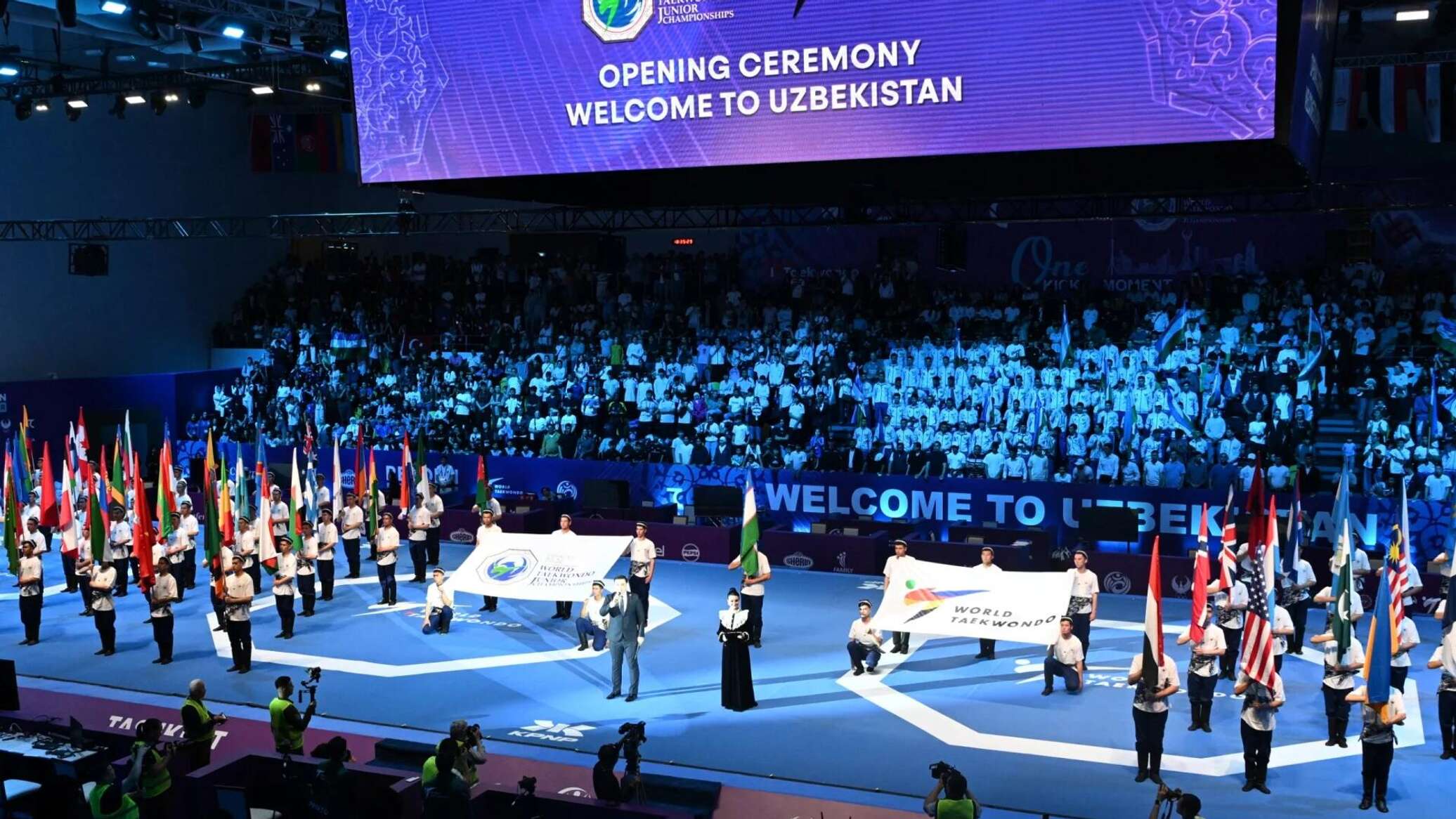 В Ташкенте состоялась церемония открытия чемпионата мира по таэквондо WT среди молодежи