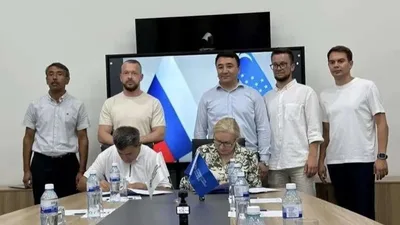 В СЭЗ "Айритом" в Сурхандарье открыли Торговый дом Тюменской области России