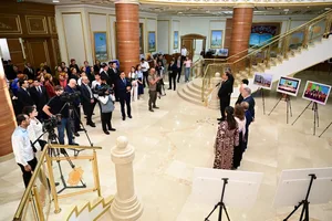 В Аркадаге открылась выставка "Азербайджан — через объектив в историю"